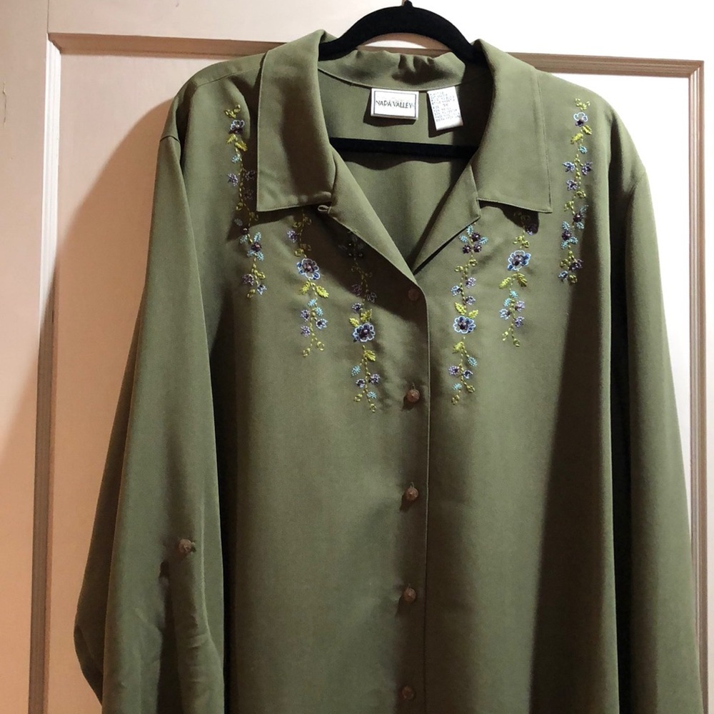 Vintage Embroidered Blouse